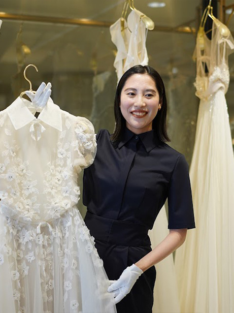 ドレスコーディネータ―の永江希歩(ながえきほ)のスタッフインタビュー
