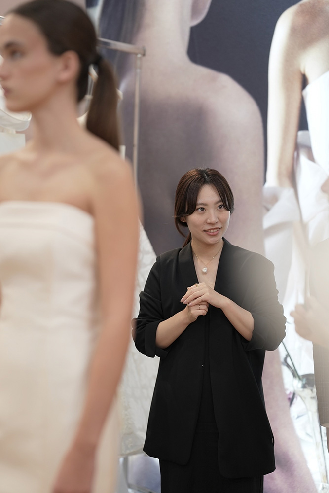 ドレスコーディネータ―　エキスパート兼ブランドマーケティングチームの槙島美緒(まきじまみお)