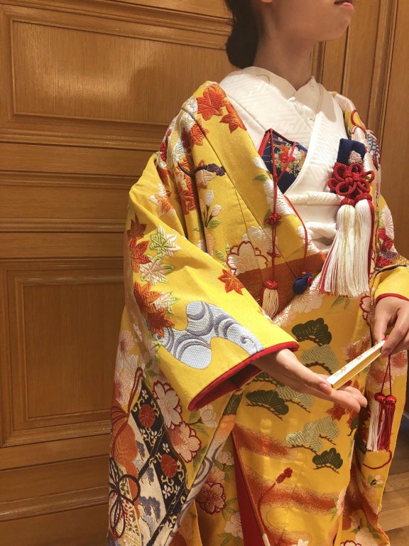 【新作】色打掛　黄色