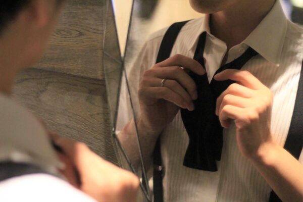 タキシード小物のご紹介～プリーツシャツ～