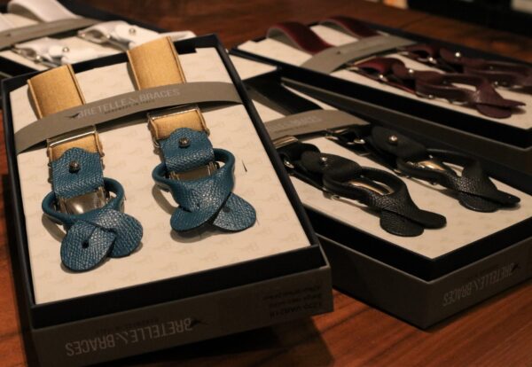 タキシード小物のご紹介　イタリアブランド　 BRETTELLE ＆ BRACES(ブレテッレ＆ブレイシーズ)　～サスペンダー～