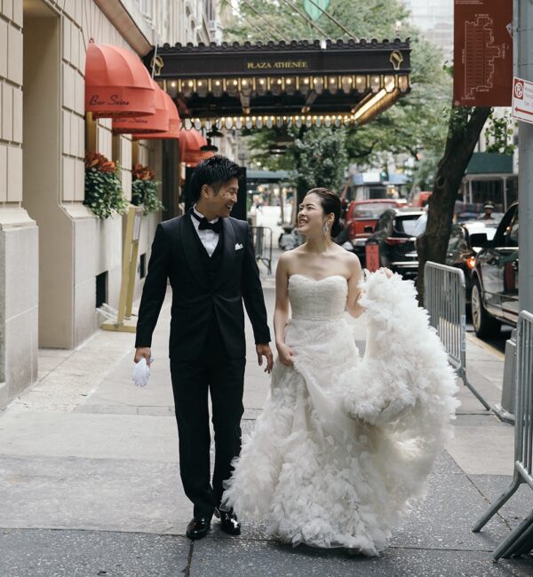 憧れの地、NY（ニューヨーク）での素敵な前撮り・フォトウェディングをご紹介します。