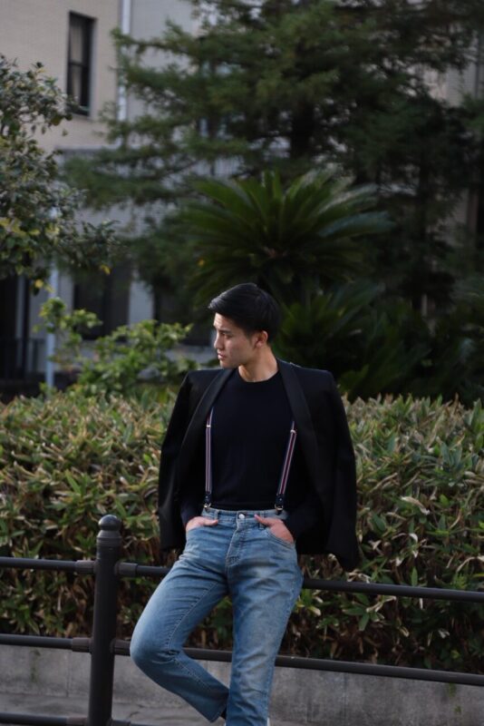 メンズコーディネートのご紹介～オーダータキシードのカジュアルスタイル～