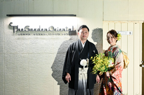 本振袖で過ごすナイトパーティー ～ザ ガーデンオリエンタル大阪で叶える品格漂う結婚式～