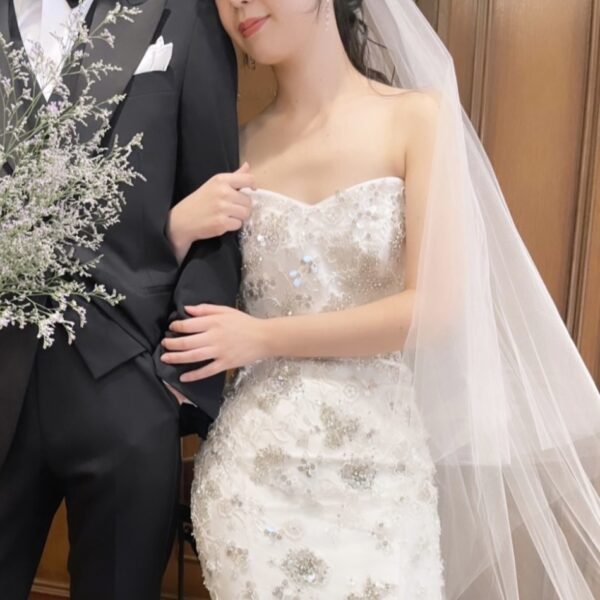 大政絢さん着用ウェディングドレスのご紹介～Jenny Packham (ジェニー パッカム)～