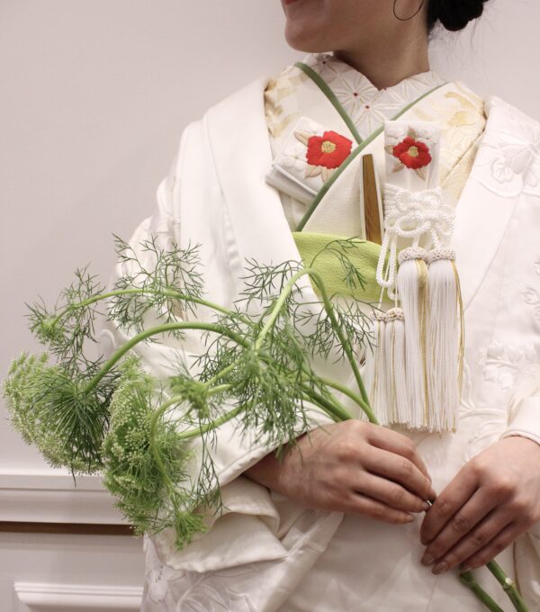 名古屋エリアにおすすめの白無垢×色小物～和装のコーディネートのご紹介～