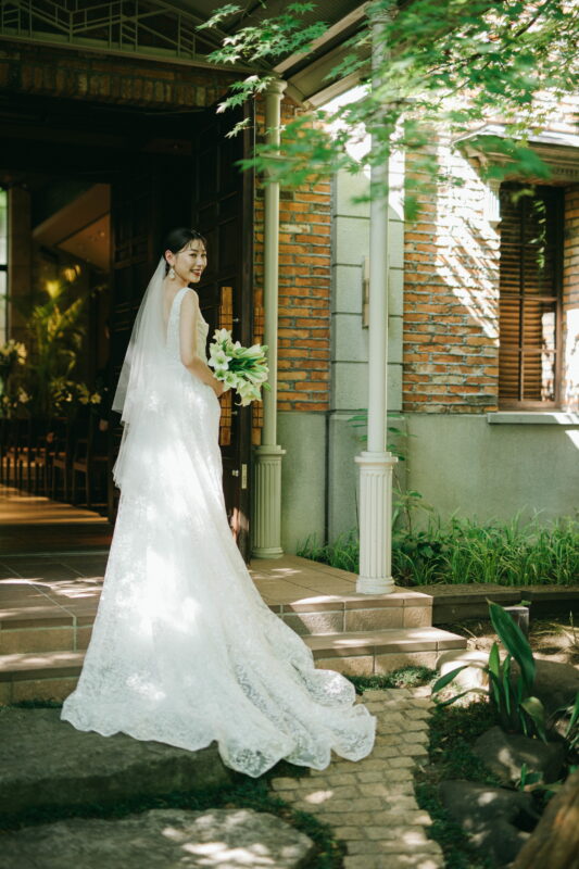 音楽堂におすすめのAラインのウェディングドレス