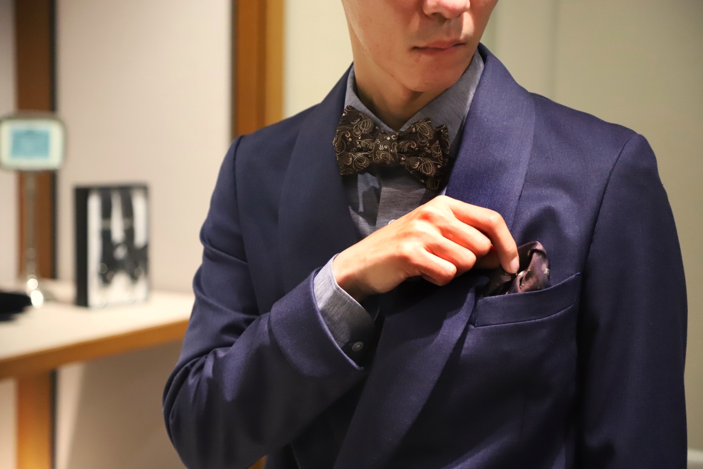 トリートドレッシング　新郎　ネクタイ　メンズストール 新郎様におすすめのお色直しのスタイル - TREAT(トリート