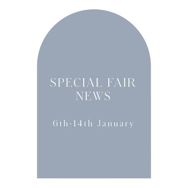 【1/6(Sat)～1/14(Sun)】Special Free Fairのお知らせ