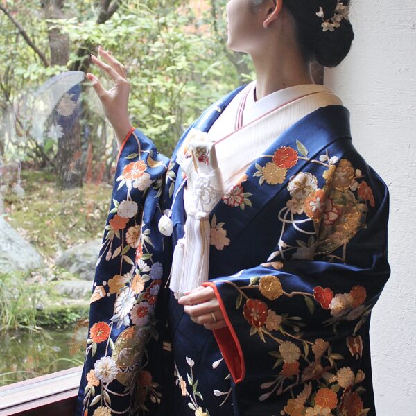 【京都店限定】青色の色打掛のご紹介