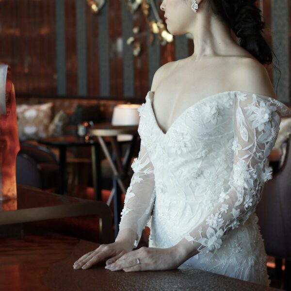 ザ トリート ドレッシングの提携会場フォーシーズンズホテル東京大手町におすすめのウェディングドレス〜Reem Acra（リーム アクラ）〜