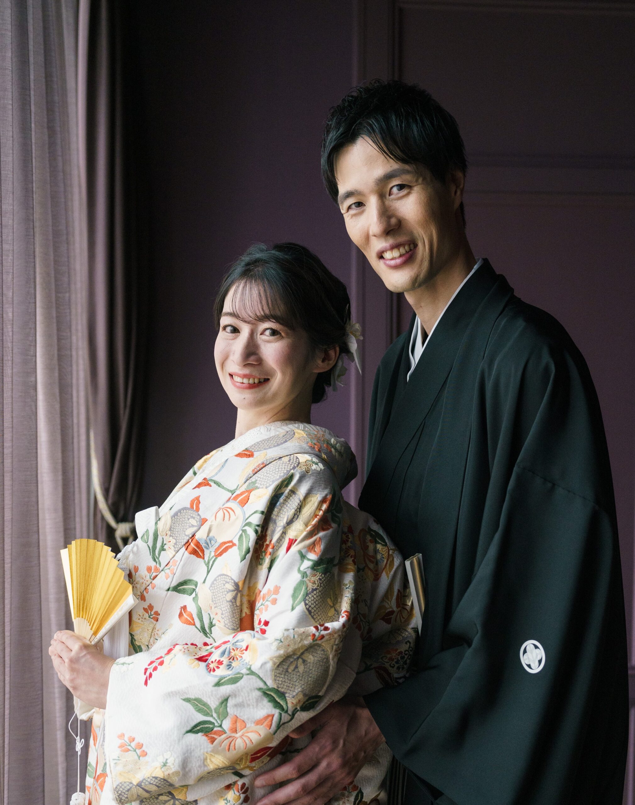 関西エリアのホテル婚で人気のオリエンタルホテル神戸でトリートドレッシングの和装で和装人前結婚式