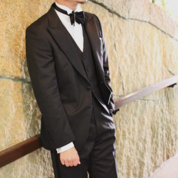 ご新郎様のブラックタキシードのご紹介～フォーマルスタイル～