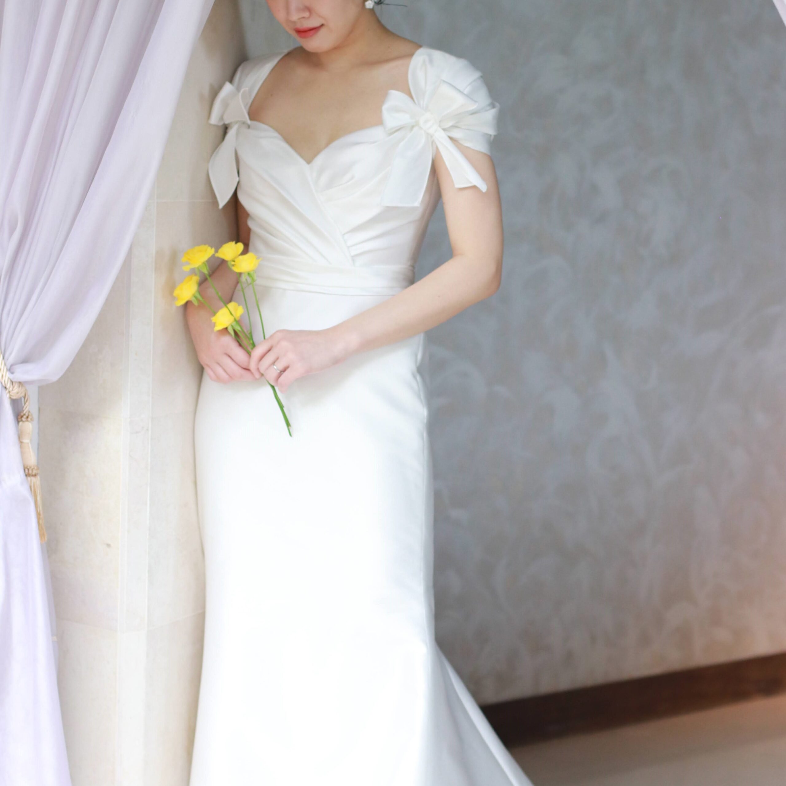 トリート福岡店に入荷したリーム アクラのマーメイドラインの新作ウェディングドレス