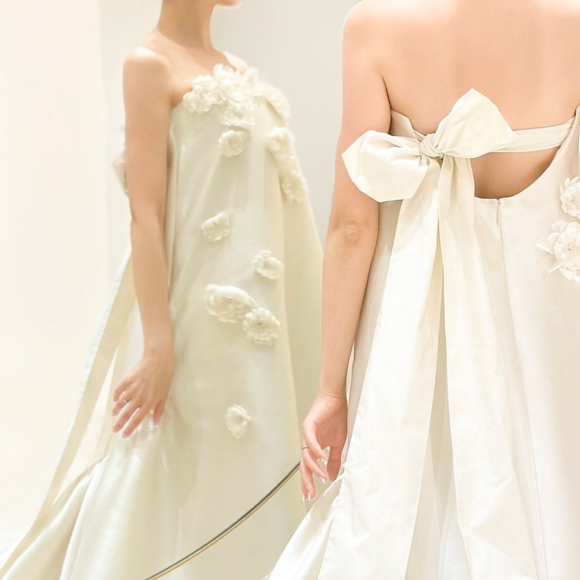 ザ トリート ドレッシング神戸店に届いた、おすすめのファッショナブルでありながら上質なザ セカンド スキン コの新作ウェディングドレスのご紹介