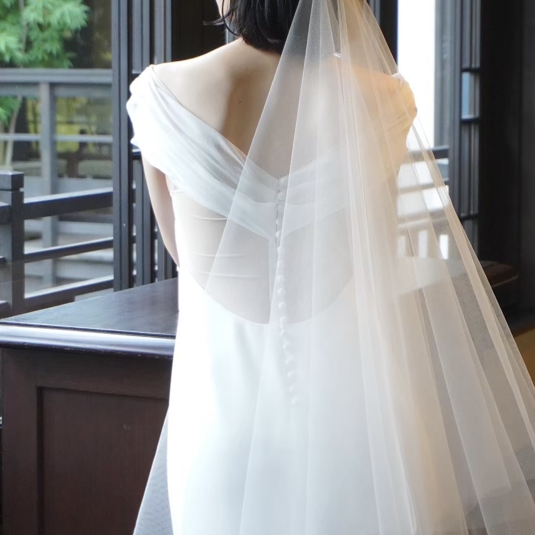 ザ カワブン ナゴヤで式を迎える花嫁におすすめの、マーメイドラインのウェディングドレス