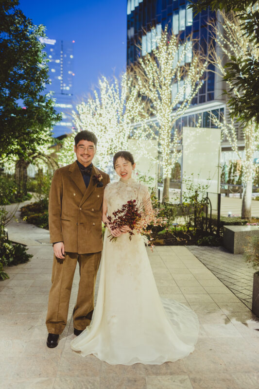 白無垢からお洒落なウェディングドレスへ。赤坂プリンスクラシックハウスで叶える冬のウェディング