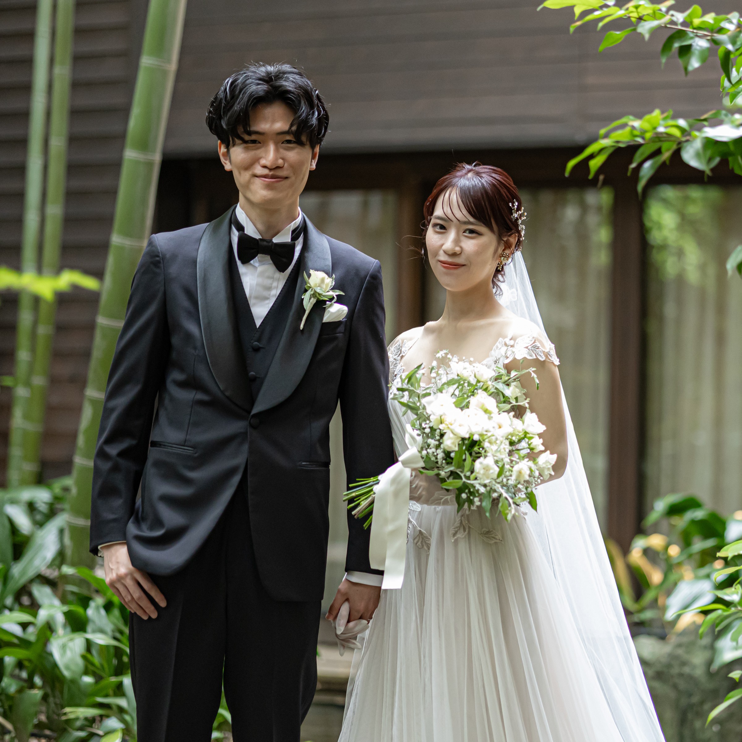 トリートドレッシングの提携会場、フォーチュンガーデン京都にて結婚式を挙げられたお二人のご様子です