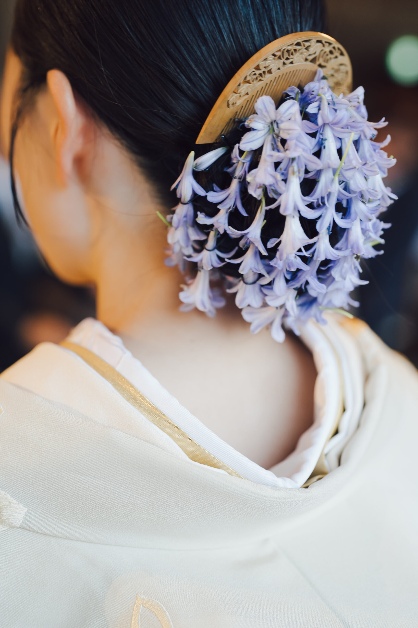 ご新婦様らしい気品漂う、和の中にもモダンさを感じさせるセンスフルなトータルコーディネートとなりました