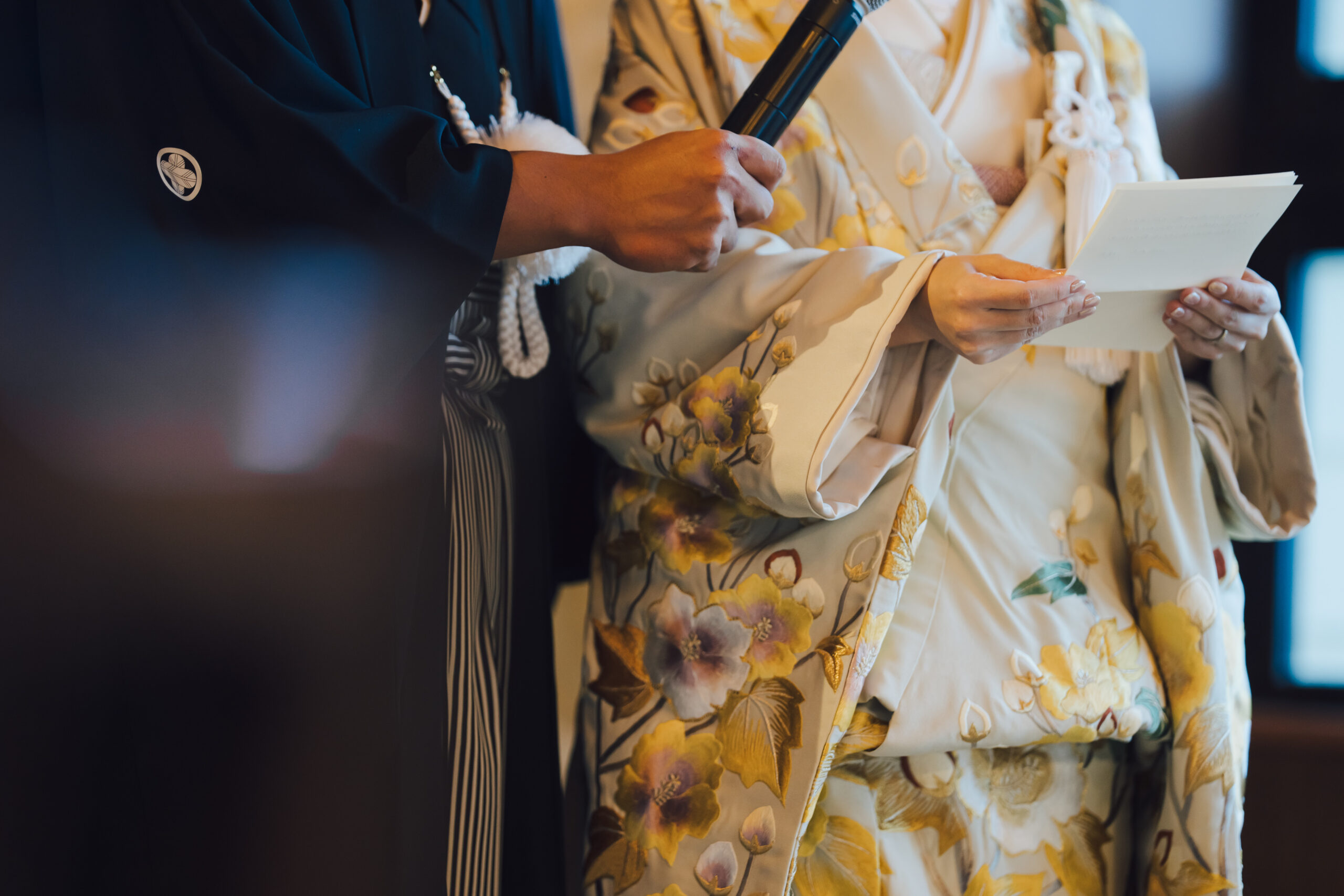 皆様へのお披露目となる和装姿は、ますます大切な一日を彩ります