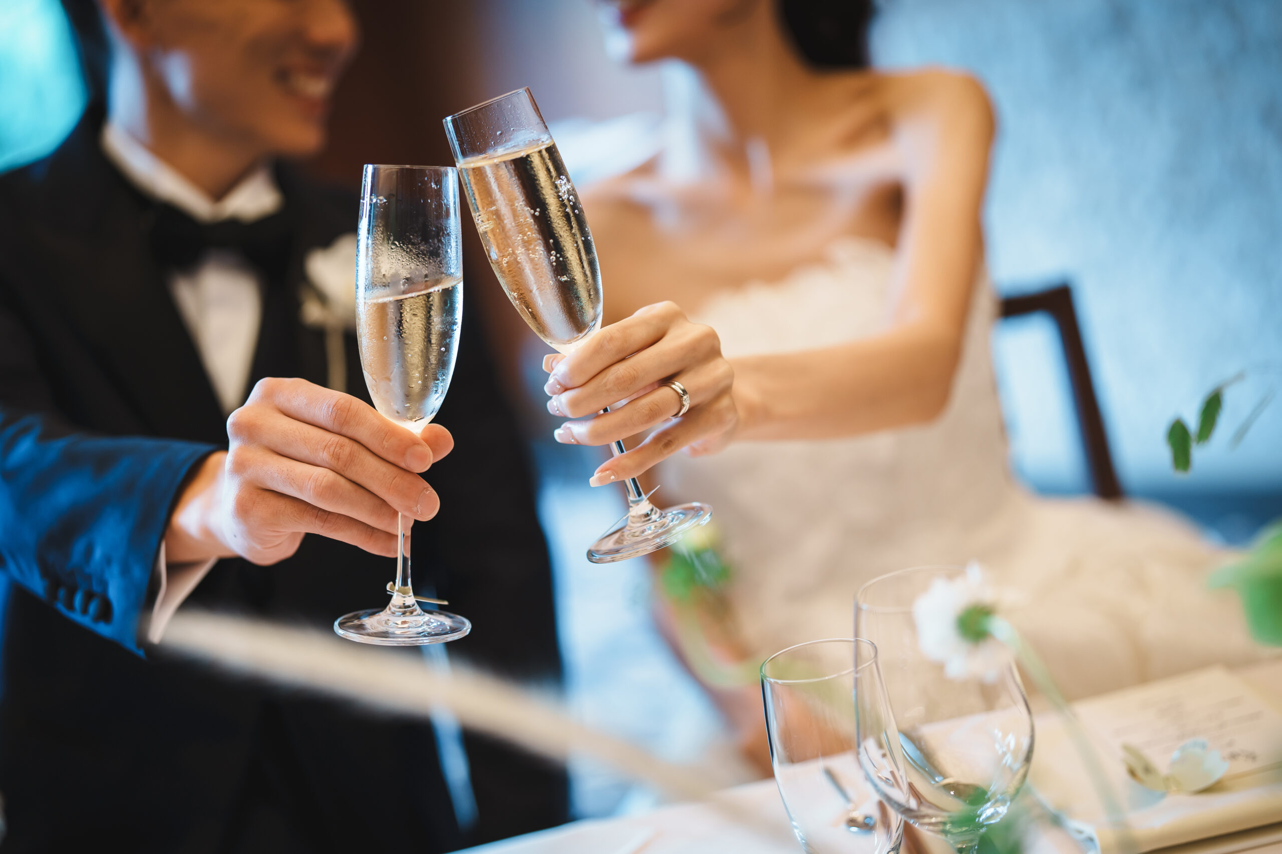 笑顔と温かみ溢れるお二人のウェディングパーティー