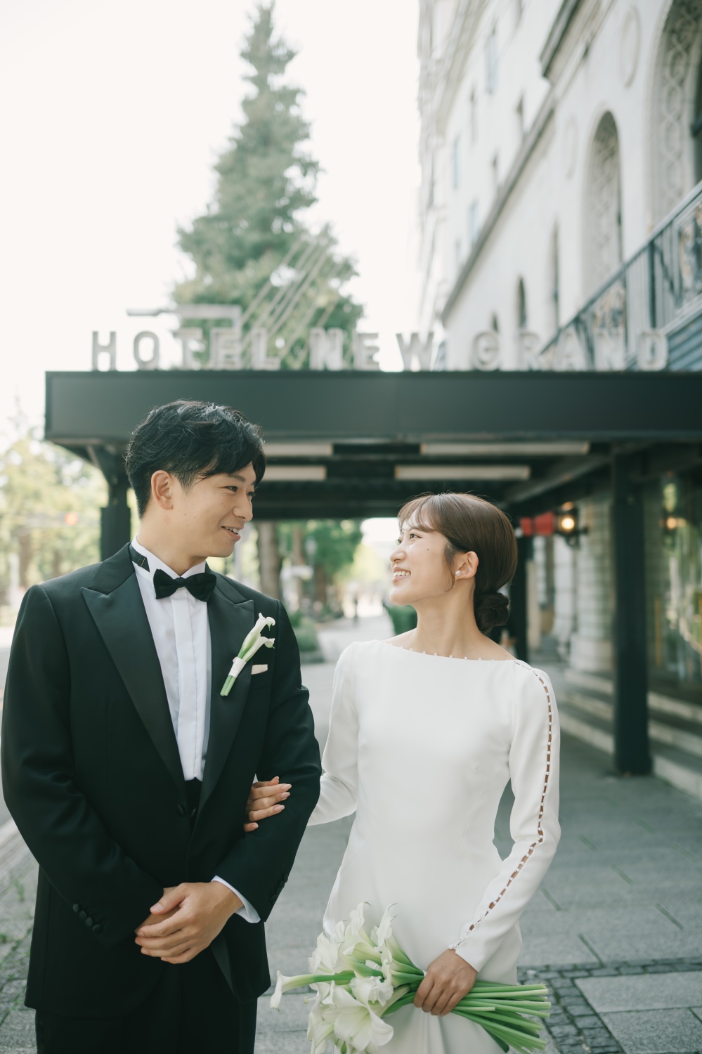 提携会場外でも関係ない。こだわりの詰まったまるで海外のようなロケーションでトリートのウェディングドレスを纏った花嫁様のご紹介