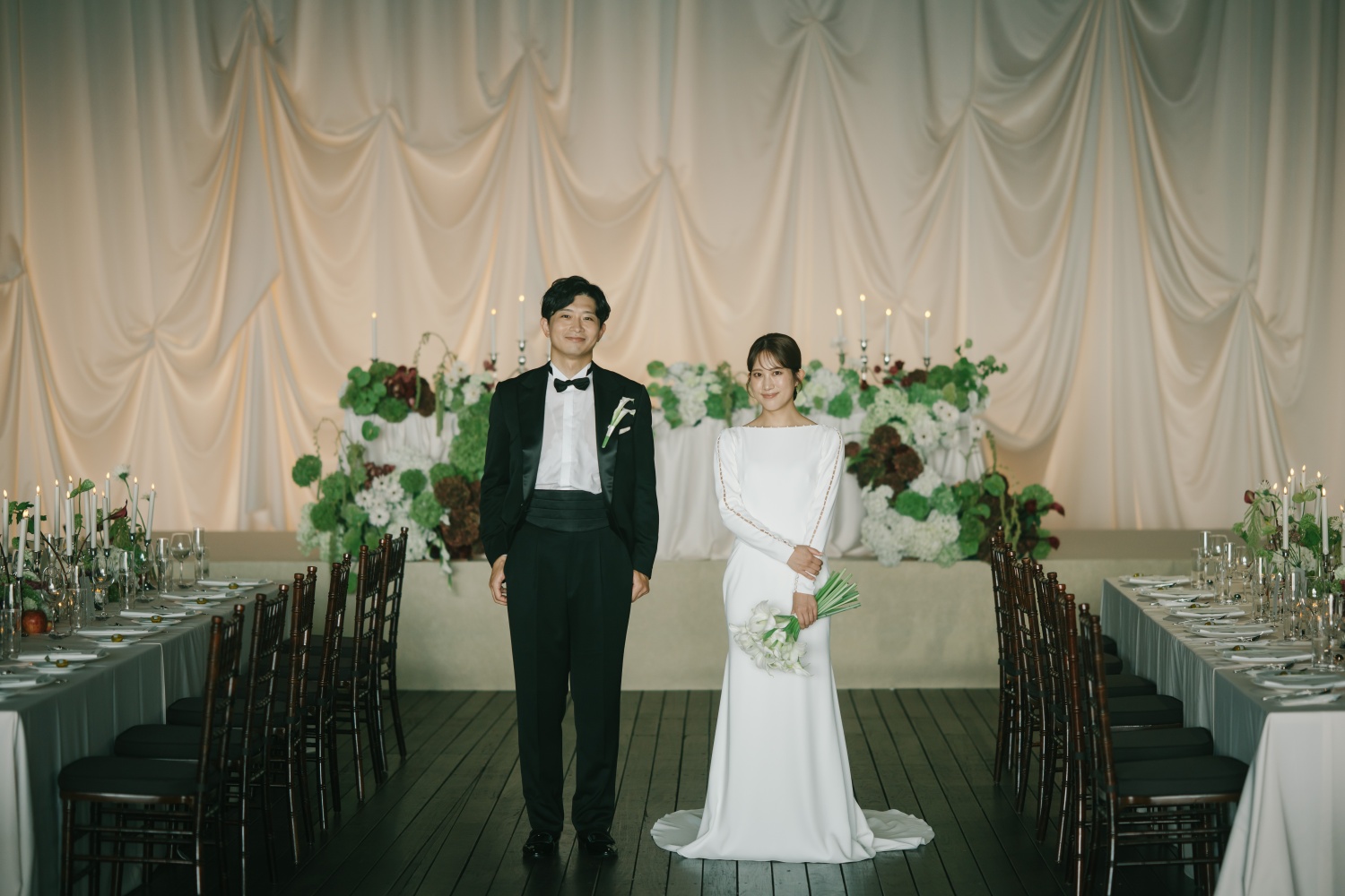 トリートの提携会場外でも安心してお衣裳をお選びいただけるのは、トリートで取り扱う高いクオリティーの商品と長年ブライダル業界を牽引するスペシャルな提案だからこそ。