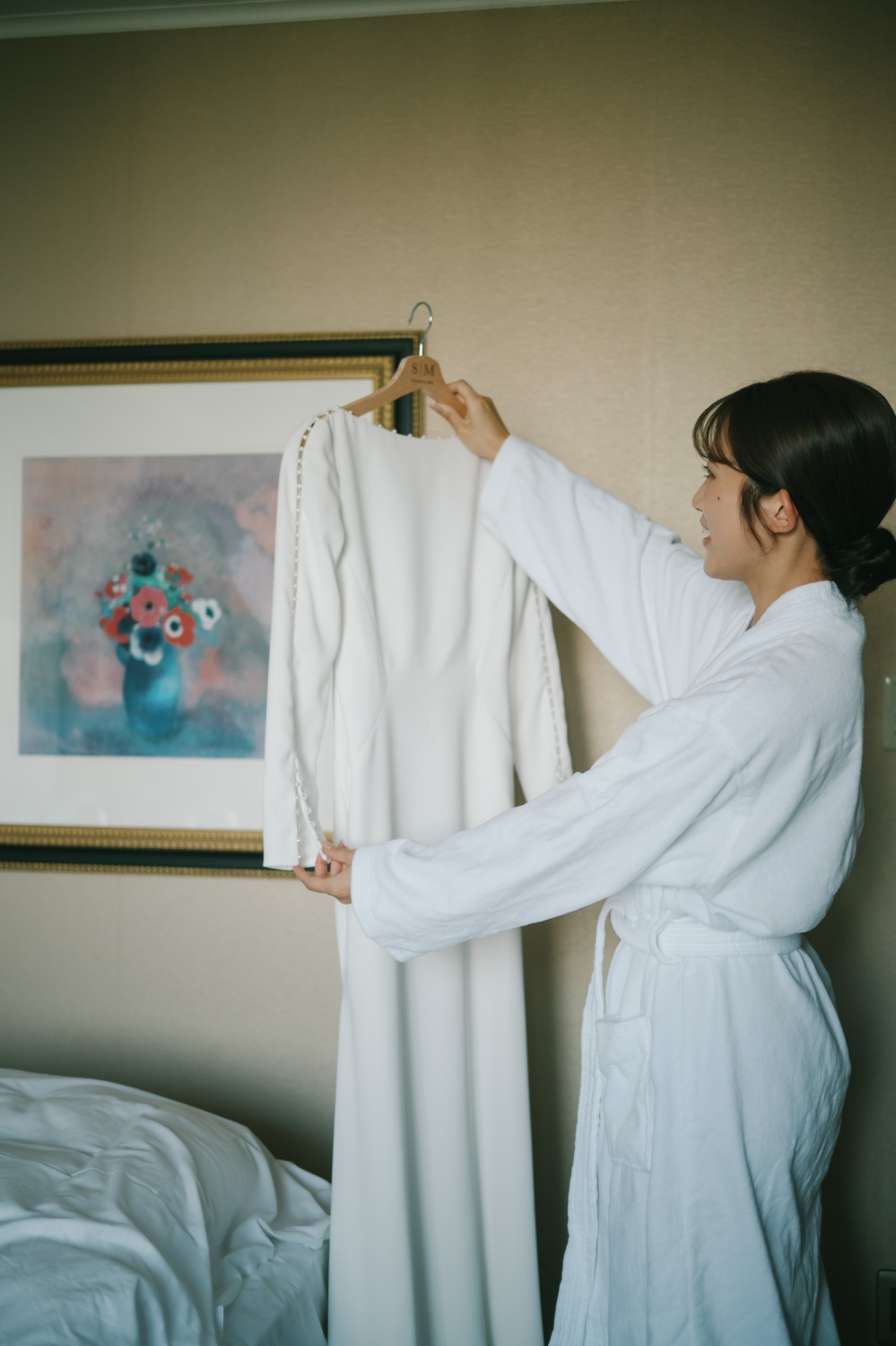 結婚式というお二人のこだわりが溢れる一日に花嫁様がセレクトしたのはトリートのウェディングドレスでした