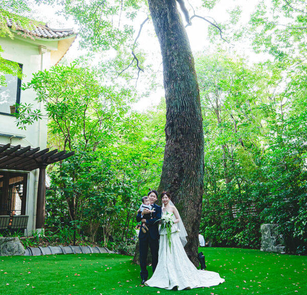 自然光と緑が見守る中で叶う、THE NANZAN HOUSEでの穏やかなウェディングパーティー