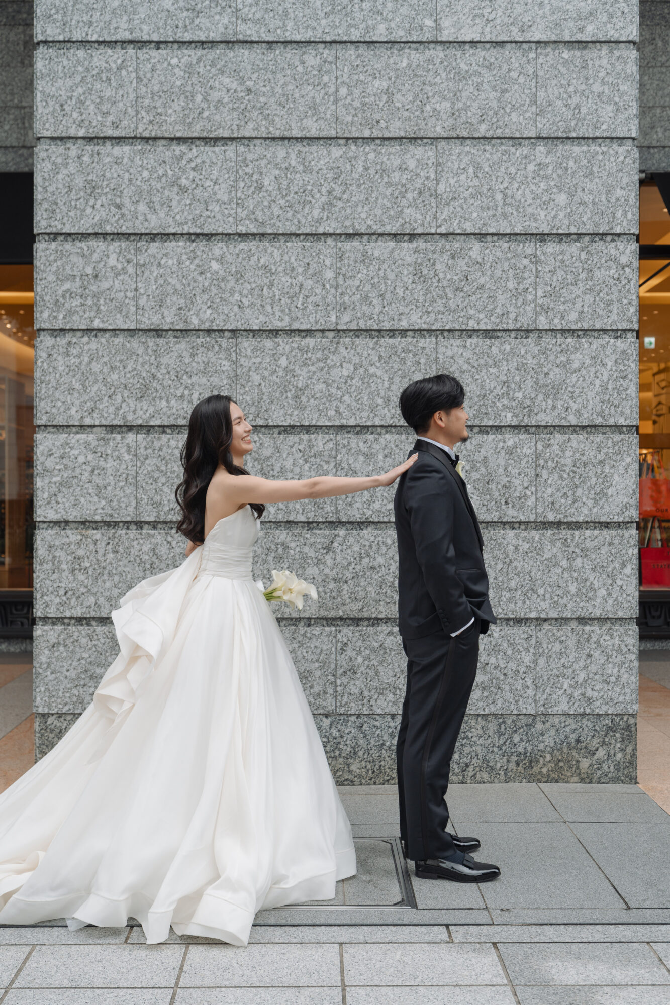 神戸の人気会場ジオリエントにて結婚式を挙げられたご新郎ご新婦様のファーストミートシーン
