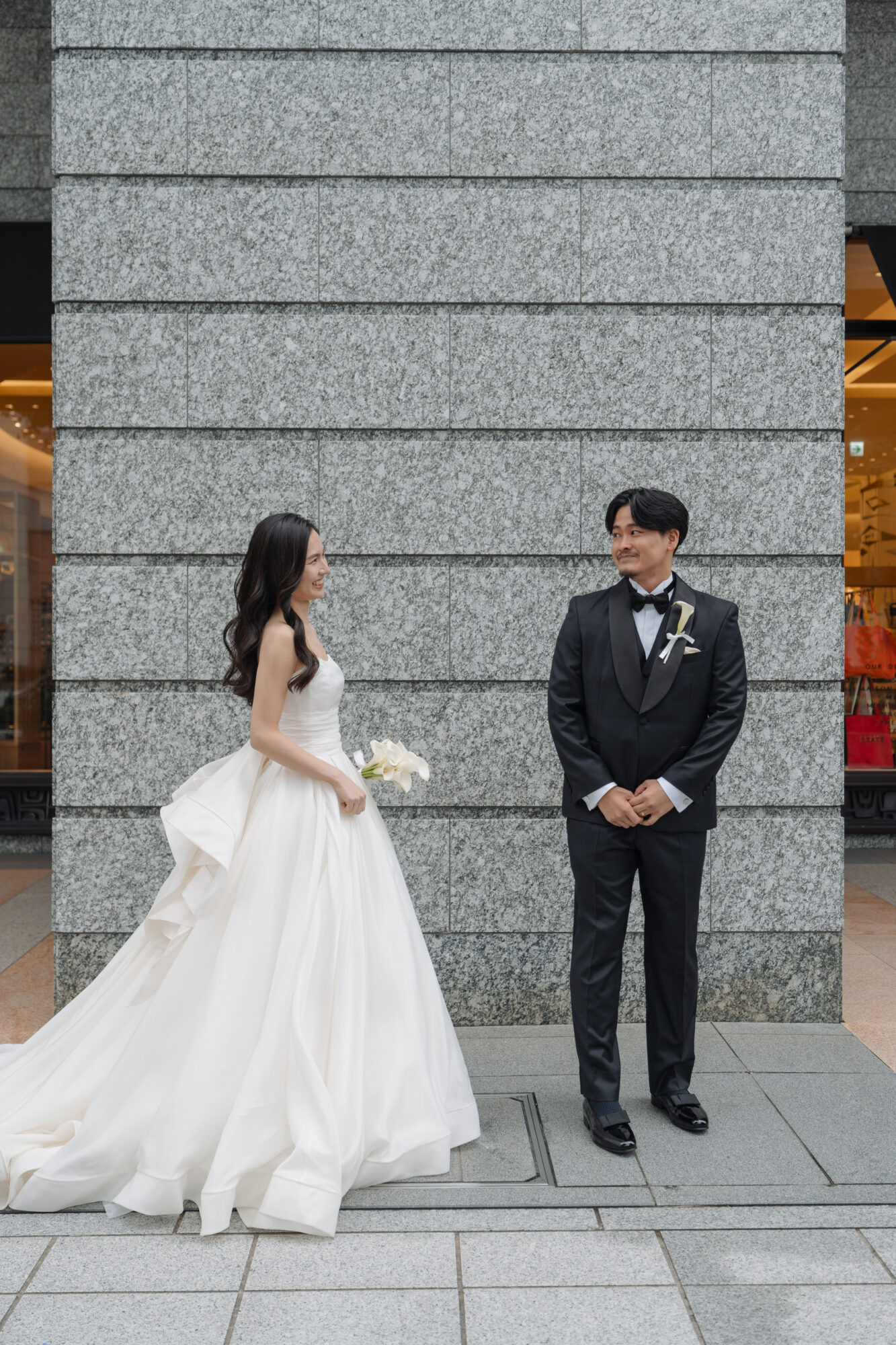 神戸の人気会場ジオリエントにて結婚式を挙げられたご新郎ご新婦様のファーストミートシーン