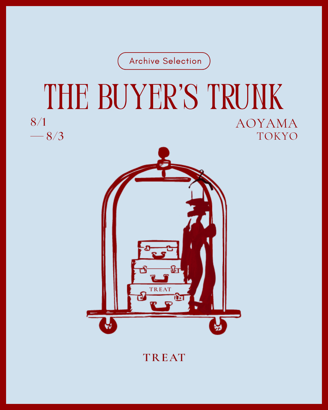 【青山本店】8/1~8/3 ドレスの購入イベントを開催ー“THE BUYER’S TRUNK”