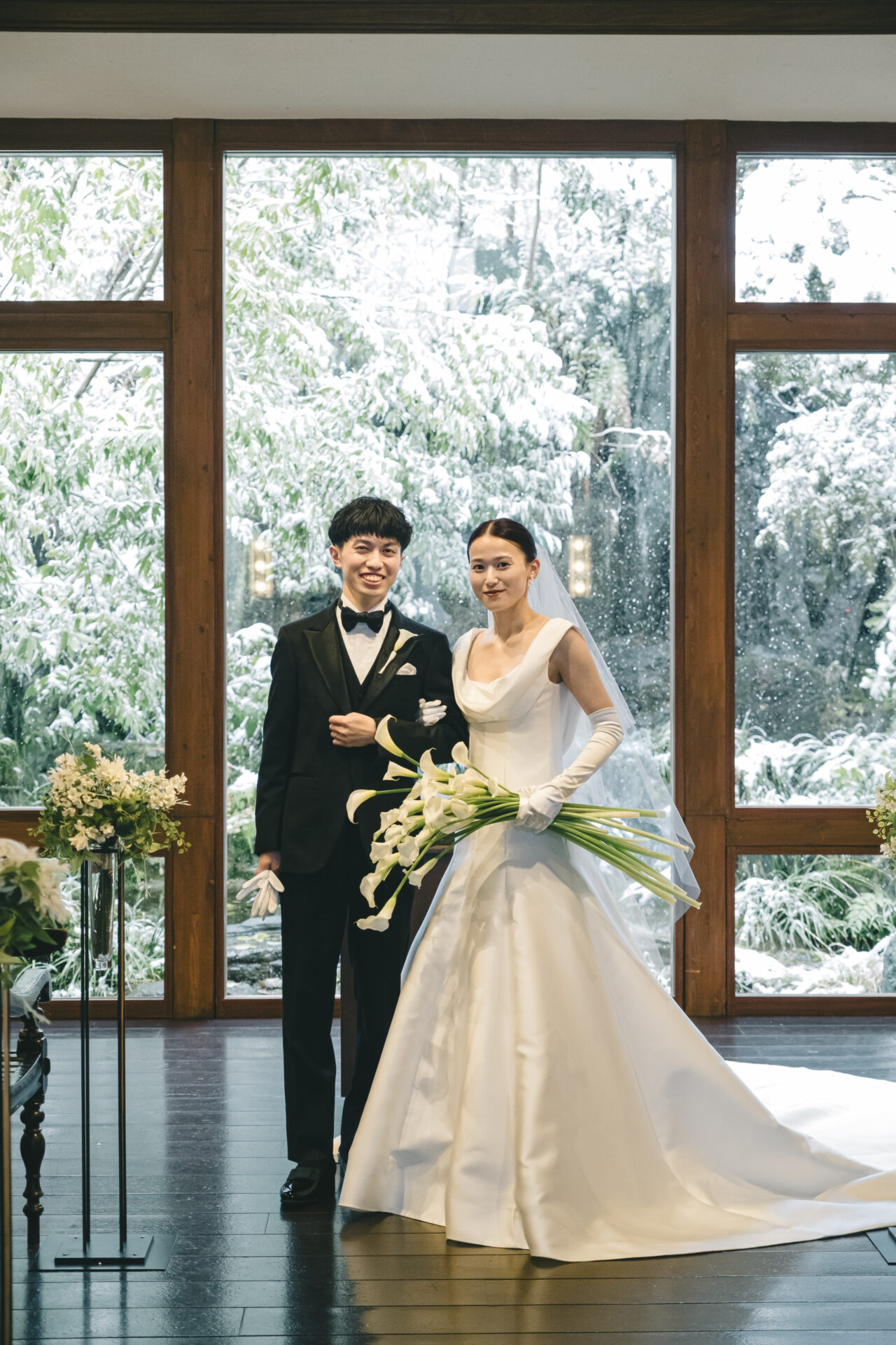 ソウドウ東山京都にてご結婚式をされたお二人のお写真